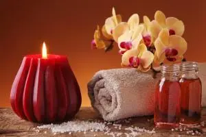 świeca ozdobna sakiewka