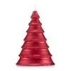 Świeca choinka art 15 cm kolor czerwony