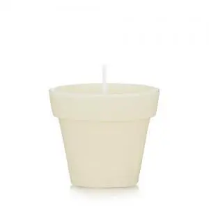 Świeca DONICZKA kolor ecru