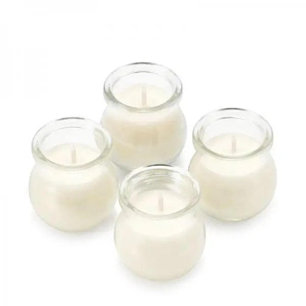 Świeca sojowa w szkle zapach hot wine kpl 4 szt.