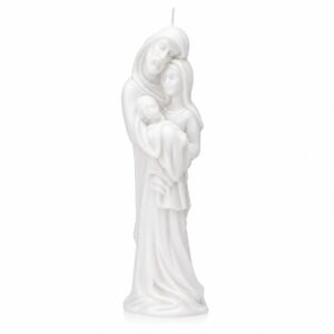Świeca Święta Rodzina 24 cm kolor biały