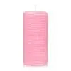 Świeca SZNUREK JUTOWY kolor różowy