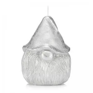 Świeca SKRZAT 12 cm kolor srebrny