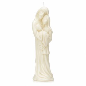 Świeca ŚWIĘTA RODZINA 24 cm kolor ecru