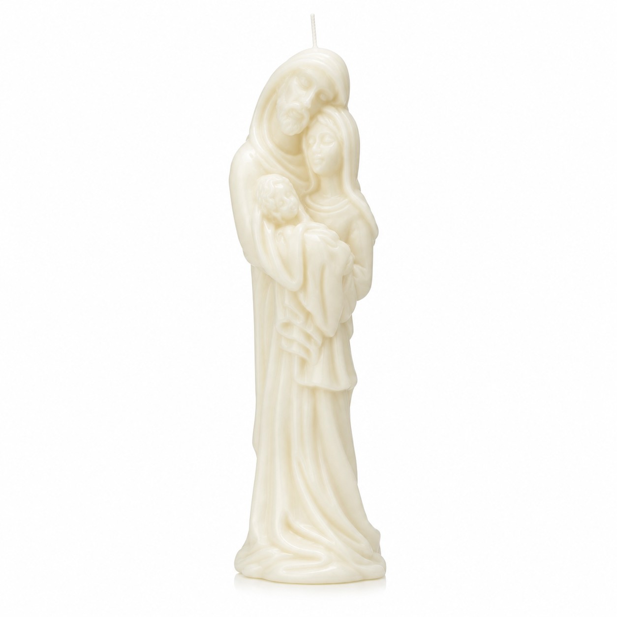 święta rodzina ecru Świeca ŚWIĘTA RODZINA 24 cm kolor ecru