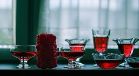 świece dekoracyjne róża - randka