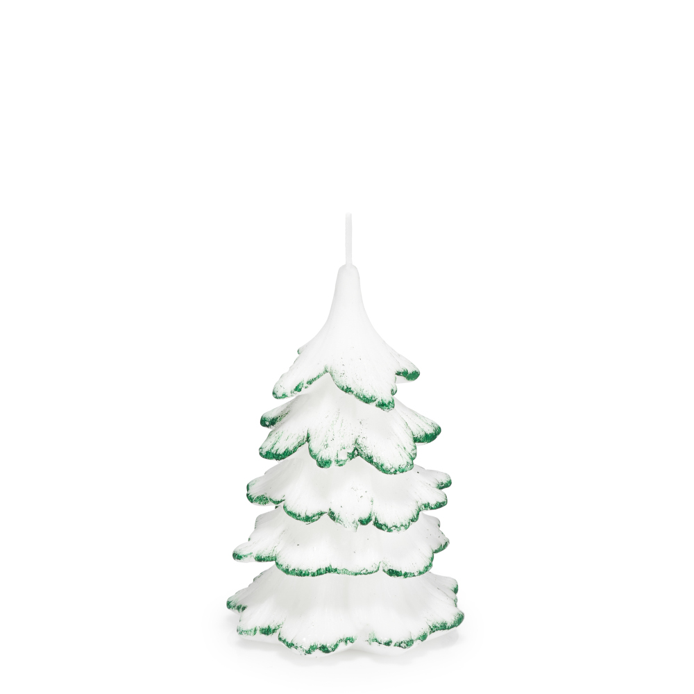 świece na stół wigilijny choinka zielona