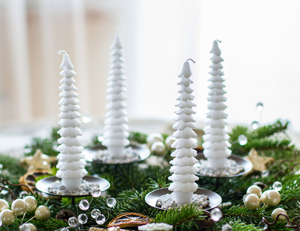 świeca świąteczna adwentowa