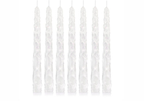 Świece stożkowe śnieżynka