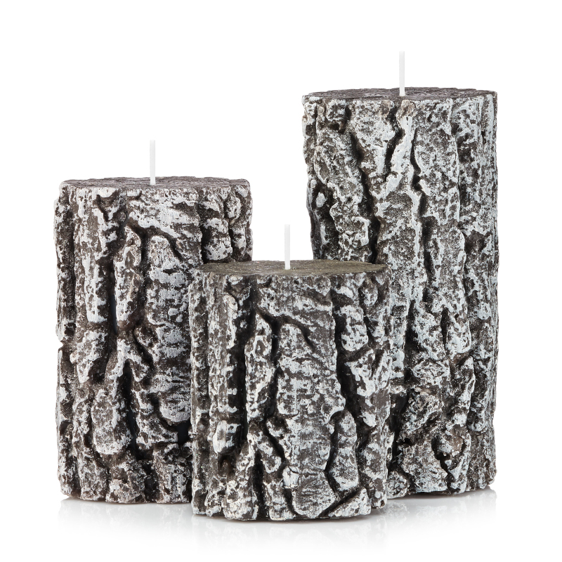 świece walec pieńki