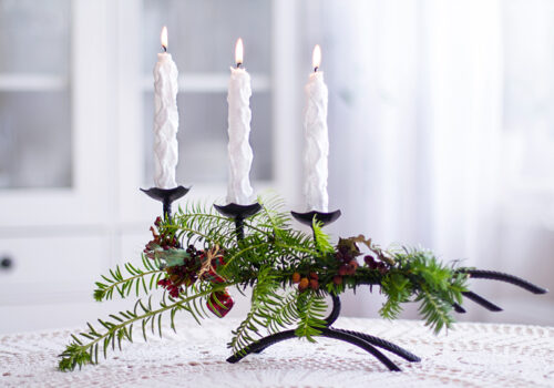 Świeca ŚNIEŻYNKA ŚWIECZNIKOWA