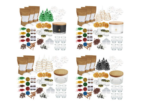 ZESTAW DO ROBIENIA ŚWIEC ŚWIECZKI ŚWIĄTECZNE