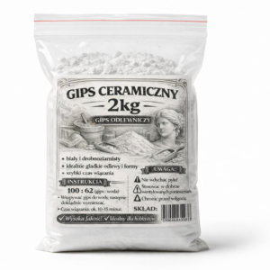 Gips ceramiczny odlewniczy biały 2 kg