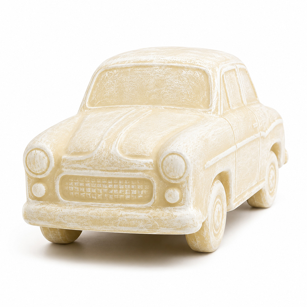 Ceramiczna-Skarbonka-Auto-Prezent-Retro-XXL-ECRU-–-Duza