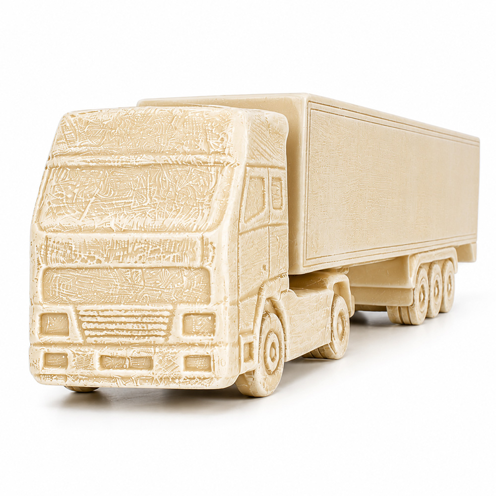 Duża Ceramiczna Skarbonka Ciężarówka TIR XXL Ecru