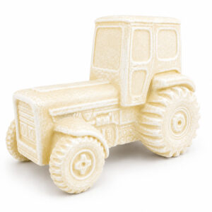 Ceramiczna Skarbonka Traktor XXL Ecru