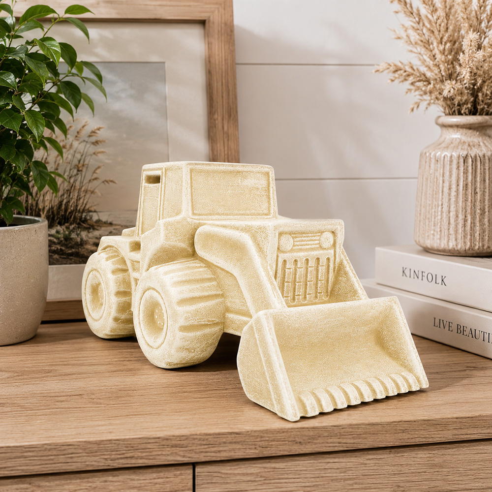 Duża Skarbonka Ceramiczna Ładowarka XXL Ecru – Dekoracja i Pomysł na Prezent 3