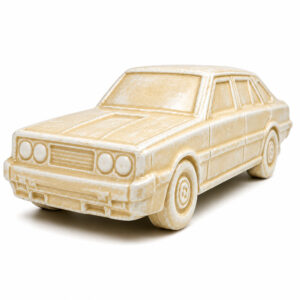 Duży Sedan Retro z Ceramiki – Skarbonka XXL ECRU 1