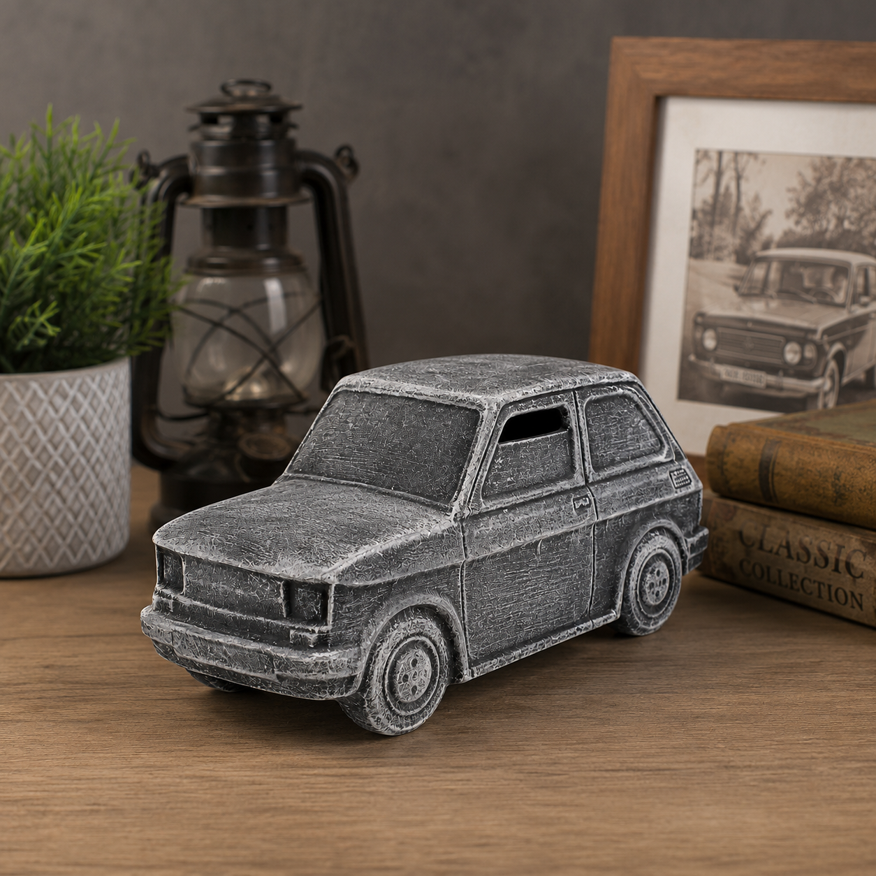 Ceramiczne skarbonki samochody